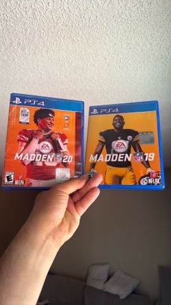 Madden 19 & 20 for PlayStation 4