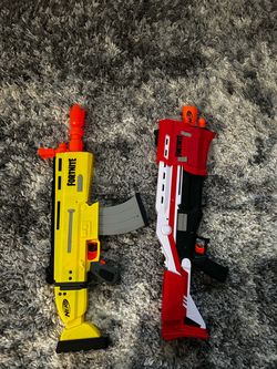 Official Nerf Fortnite Blaster Pair – Scar & Tactical Shotgun Play Toys/Collectibles