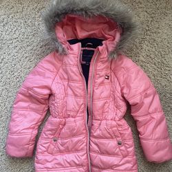 Girl warm jacket size 6X Tommy Hilfiger