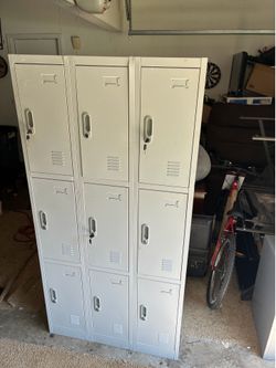 9 Door Metal Storage Lockers
