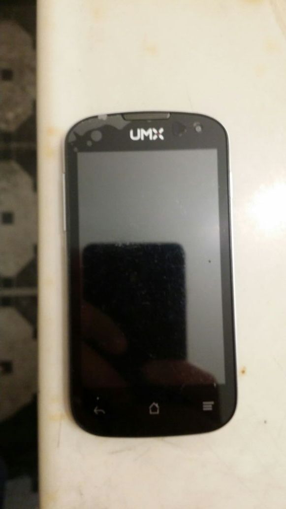 Black UMX Assurance Wireless cell phone