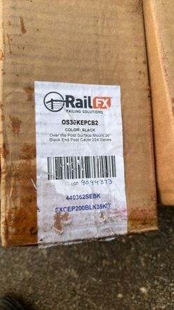 Rail fx brand surface mount aluminum post for cable system