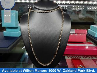 Rope Chain - Yellow Gold 10k (.417) 8.7 grams 20 inch