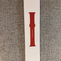 RED APPLE WATCH BAND 42 Mm