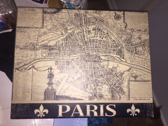 Map Of Paris decor