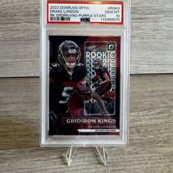 2022 Donruss Optic Drake London Purple Stars 11/25 PSA 10