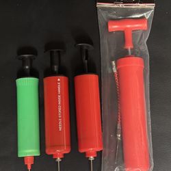 💉⚽️🏈 4 Air Pumps with Ball Needles