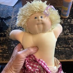 Rare cabbage patch little person soft sculpture 1989