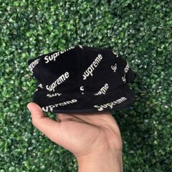 Supreme Velvet Aop Hat 