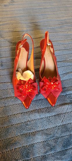 J. Renee Red Slingback Heels