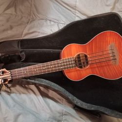 Kala UBASS-EM-FS Exotic Mahogany U-Bass Fretted