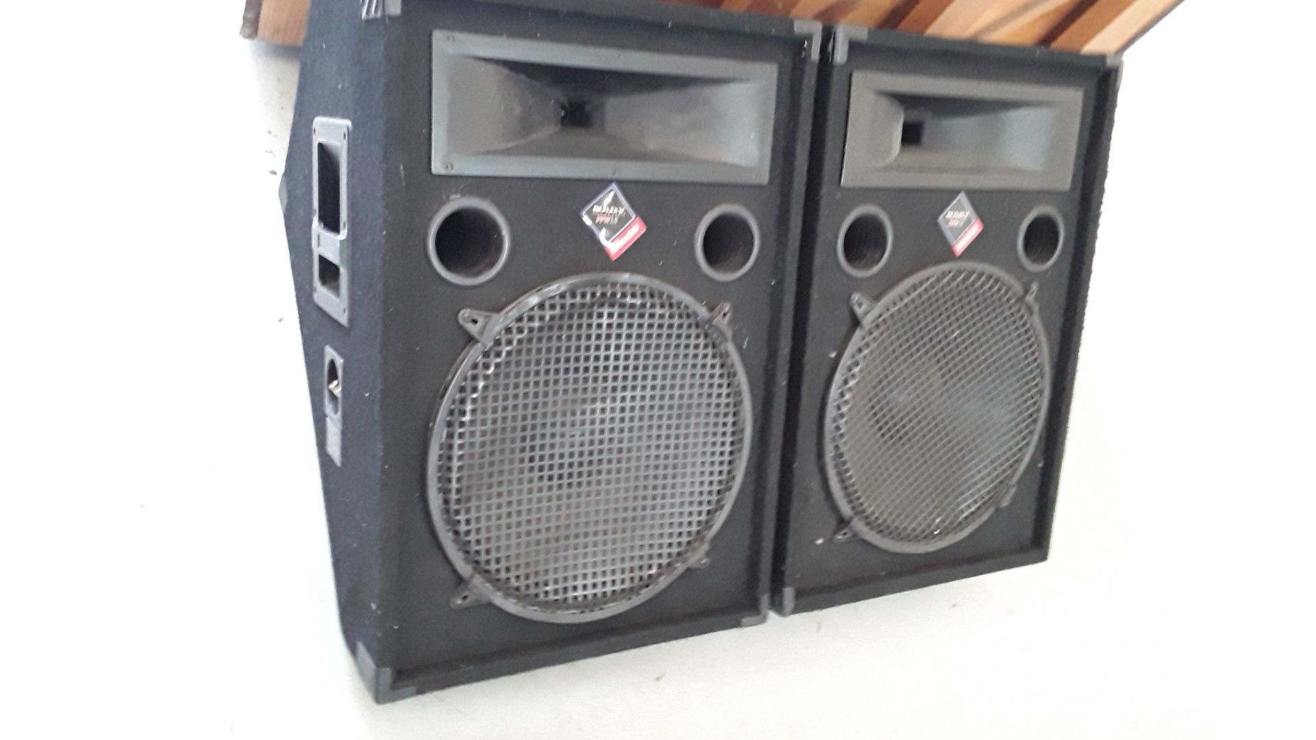 Set of Nady Audio PFW 15 Pro Power Series speakers