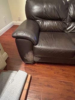 Genuine leather sofa