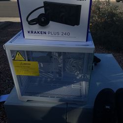 pc holder and cooler system