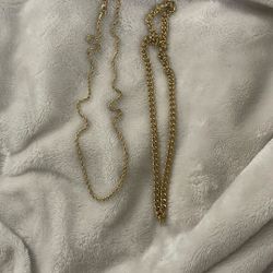 Plated Gold Chains Taking Offers