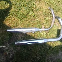 Harley Davidson Exhaust Pipes.  $100 Obo