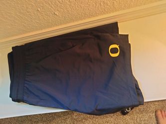 Oregon duck shorts.