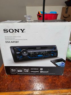 Sony bluetooth single din new
