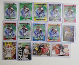 Mike Trout baseball card lot