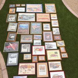 forty  Woodie Framed Car Prints