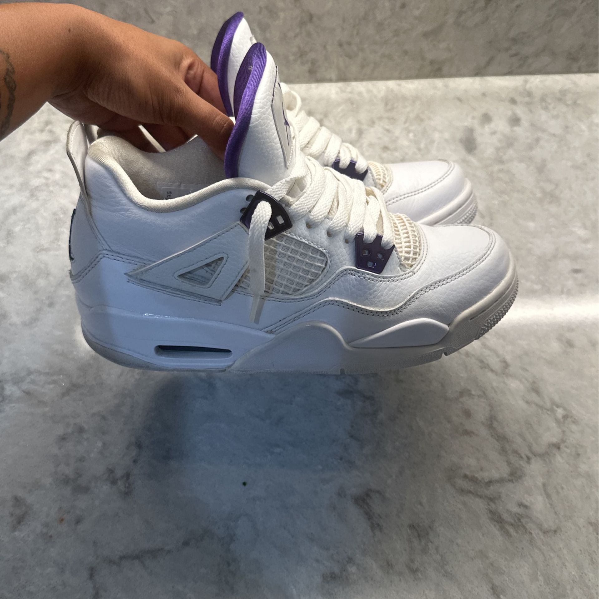 Metallic Purple Jordan 4