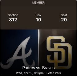 Padres Vs Atlanta 