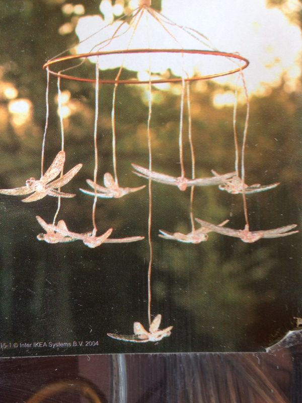 Two Ikea Skina Dragonfly Chandeliers For Inside Or Outside Two Ikea Skina Dragonfly Chandeliers For Inside Or Outside Discontinued
