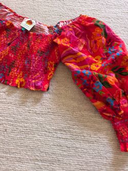 Farm Rio Floral crop top