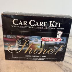 NEW The Protector Car care kit Wash Upholstery paint leather Cleaner SHINE