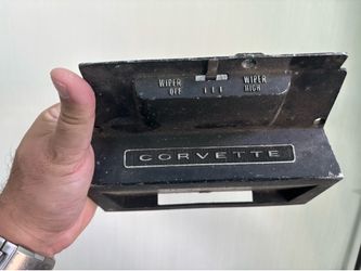 OEM 1968 Corvette Wiper Switch Bezel Assembly