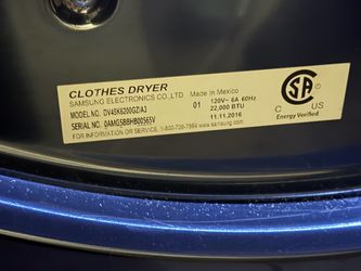 Samsung Multisteam Dryer