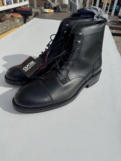 Wolverine BLVD Cap Toe W990089 Mens Black Leather Casual Dress Boots