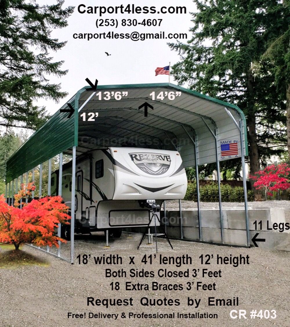 carport, metal carport, rv cover, boat cover,