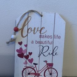 Valentine Wooden Sign 