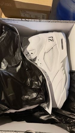 Air Jordan 5 Retro OG White Black Metallic Silver – Men’s Size 10.5