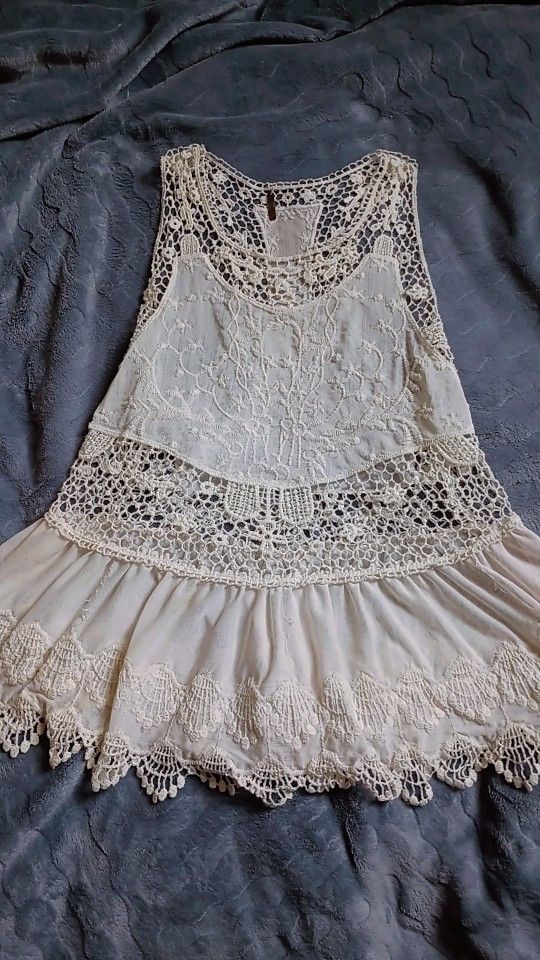 White Embroidery Top
