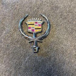 Vintage Cadillac Hood Ornament Emblem 
