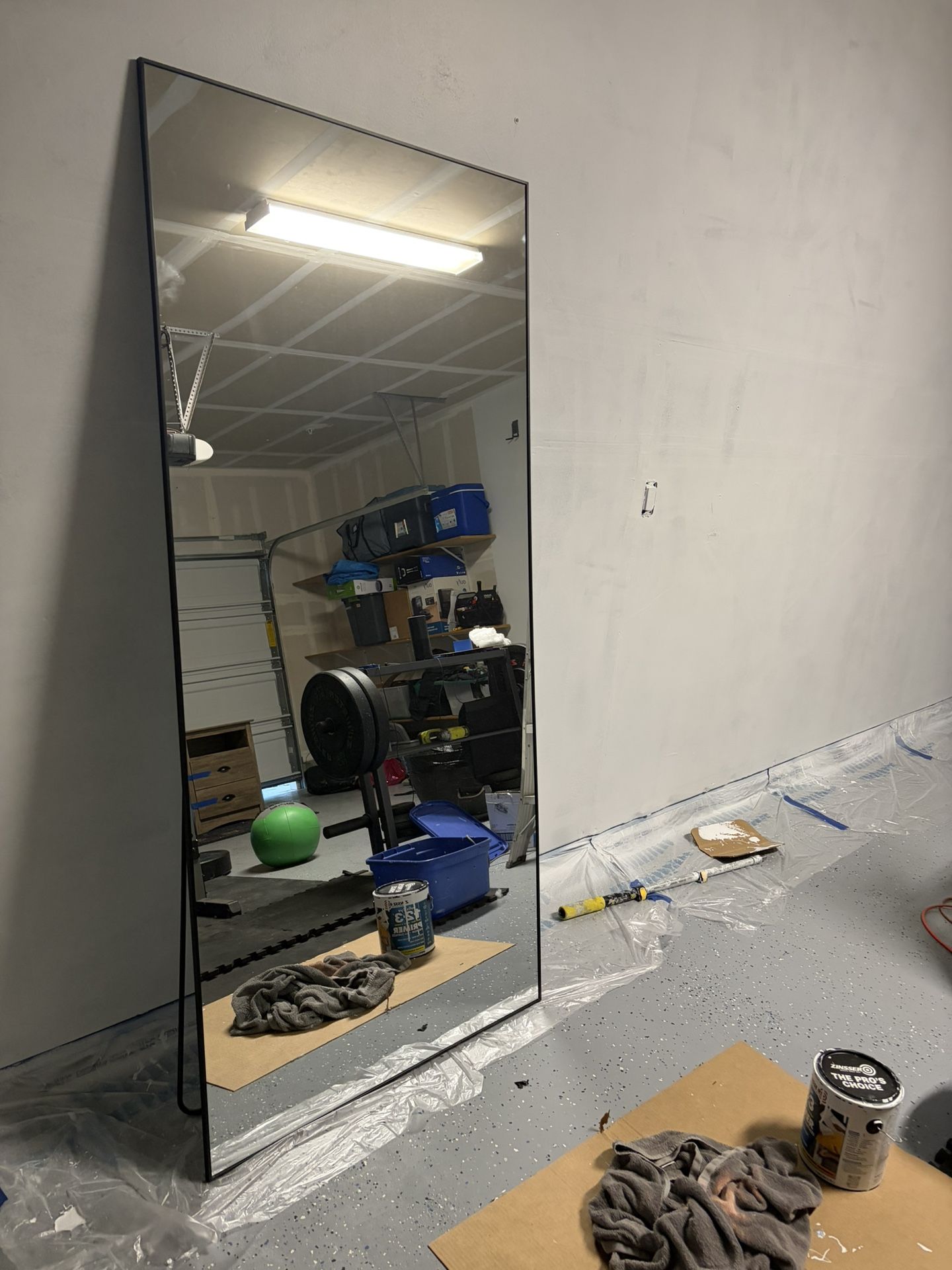 Large 35” x 76” Decorative Mirror – Excellent Condition