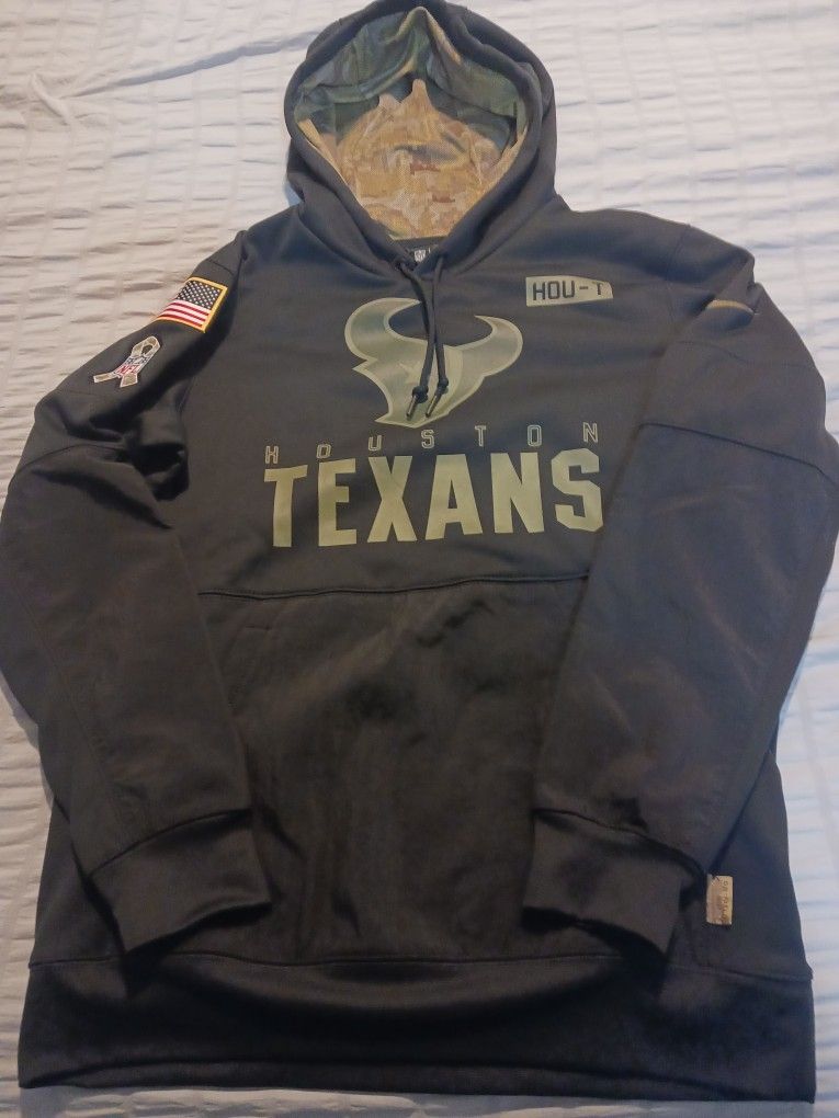 HOUSTON TEXANS NIKE ON FIELD SALUTE TO SERVICE APPAREL - SIZE M