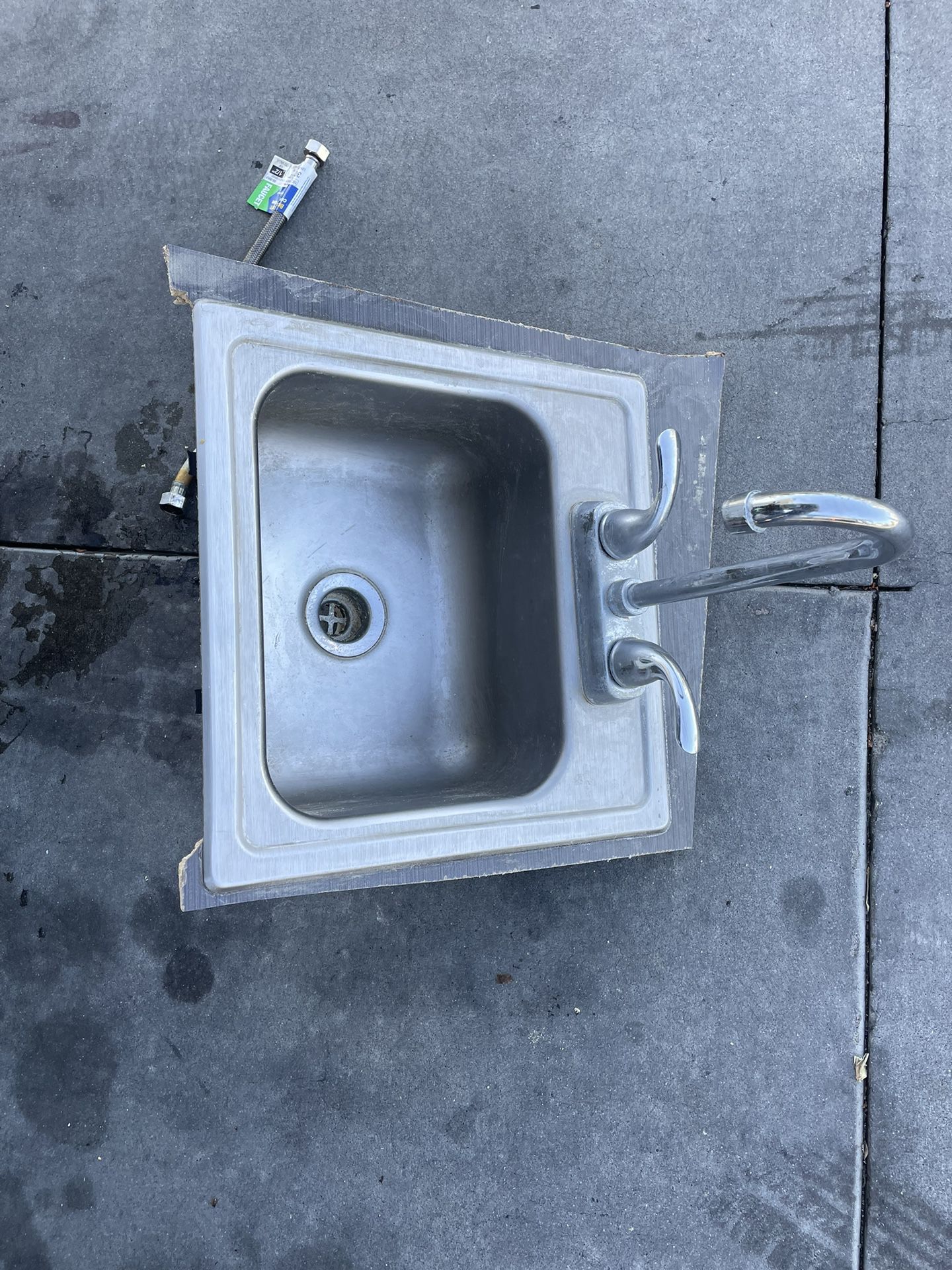 Elkay DSEP1515C Dayton Single Bowl Drop-in Stainless Steel Bar Sink + Faucet Kit They