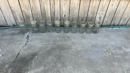 Large wide mouth jars