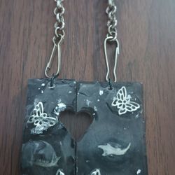 Ethically Sourced Mouse Jaw Bone Couple's Keychain Set Of 2 Keychains Oddity