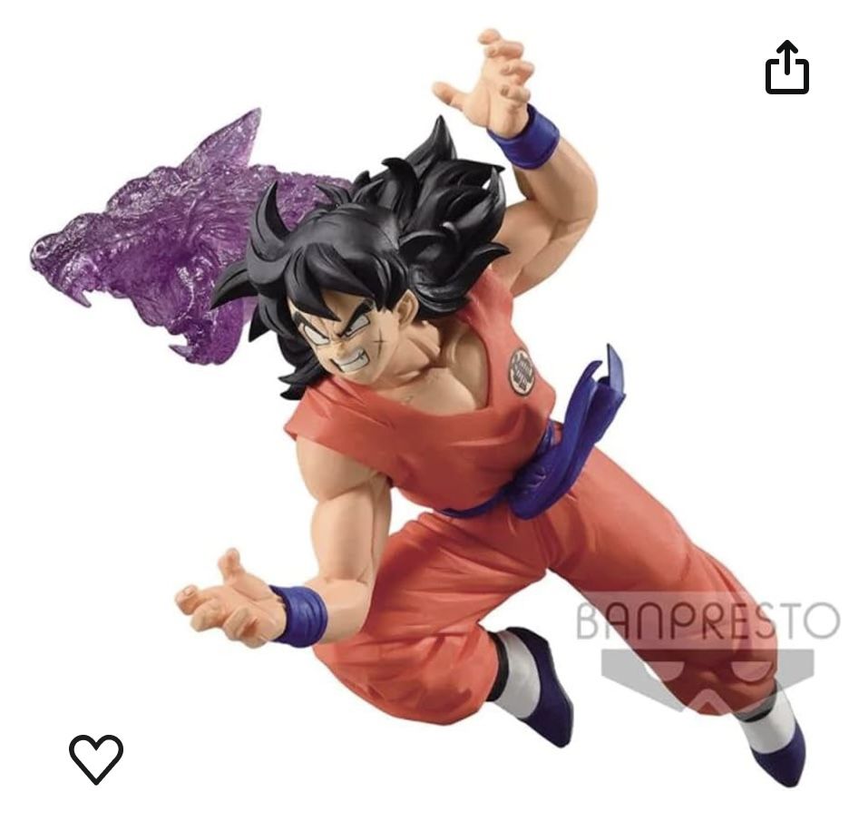 Yamcha DBZ G X materia Dragon Ball Z Wolf Fang Fist Collection Figurine Bandai