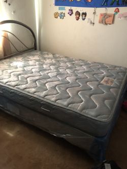 Queen Mattress and frame