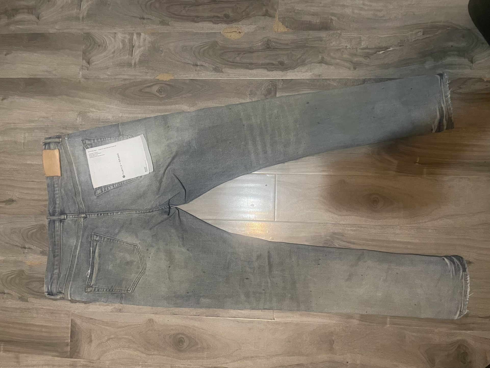 purple jeans