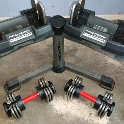 ProForm switch plate dumbbells