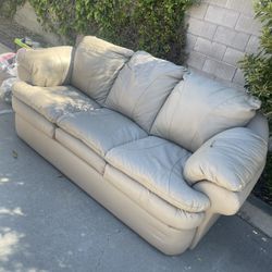 Leather Couch 