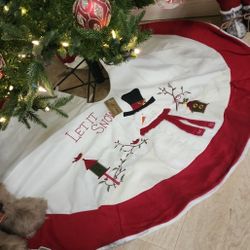 Snowman Skirt Tree
