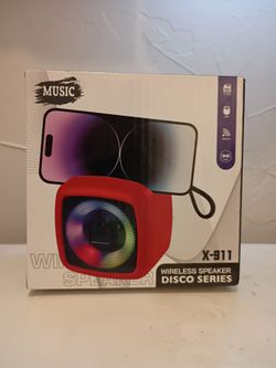 WIRELESS BLACK SPEAKER (DISCO SERIES)
