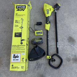 40V 15 in. Expand-It Cordless Battery Attachment Capable String Trimmer with 4.0 Ah Battery and Charger